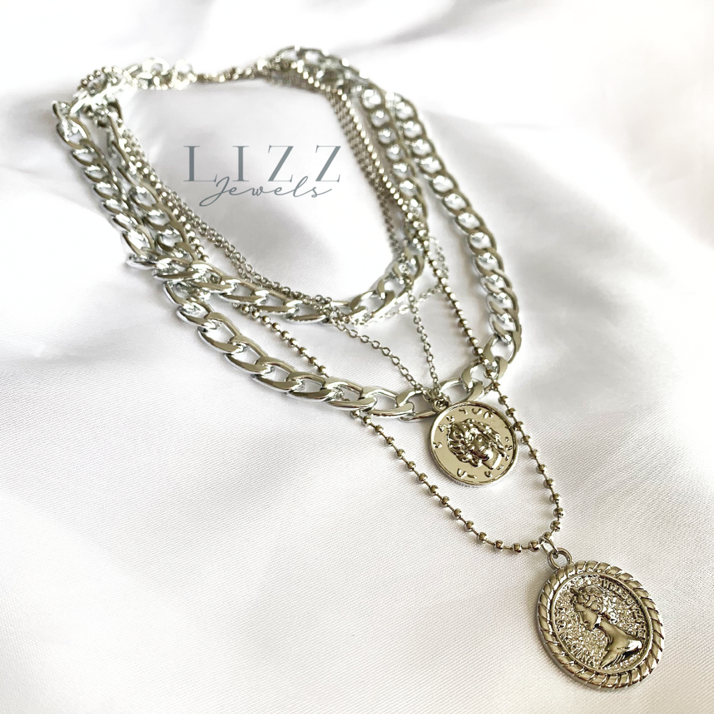Clara Twisted Coin Necklace
